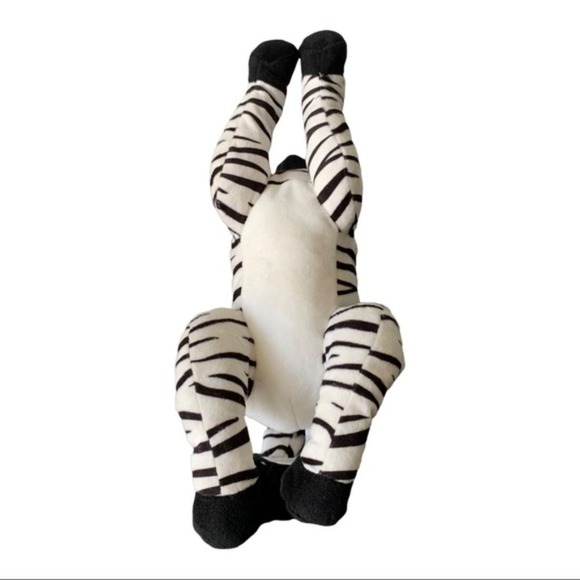 Kohl's Care Black and White Zebra Plush Toy - Picture 4 of 8